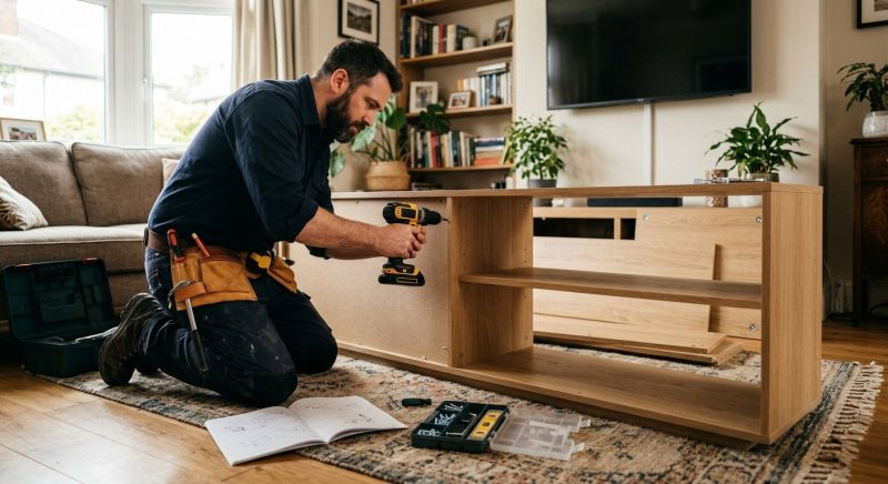 TV Cabinet Assembly in Denver County, CO